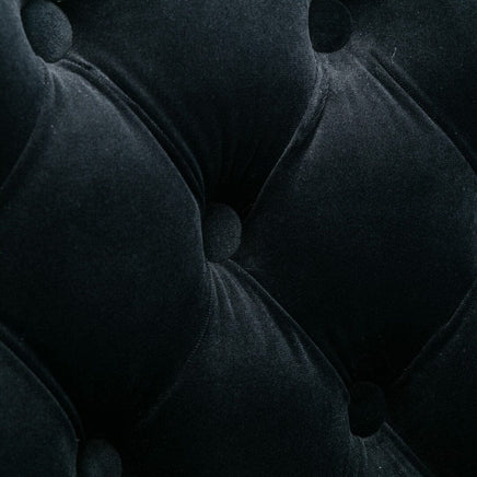 2x Height Adjustable Swivel Bar Stool Velvet Nailhead Barstool with Footrest Furniture Kings Warehouse