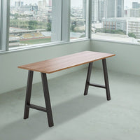 2x Rustic Dining Table Legs Steel Industrial Vintage 71cm - Black Home & Garden Kings Warehouse