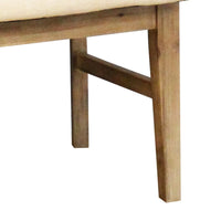 2x Wooden Frame Leatherette Solid Wood Acacia Dining Chairs in Silver Brush Colour Furniture Kings Warehouse