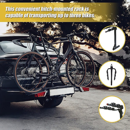 3 Bicycle Bike Rack Hitch Mount Carrier Car Kings Warehouse