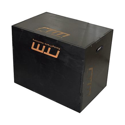 3 IN 1 Black Wood Plyo Games Plyometric Jump Box Sports & Fitness Kings Warehouse