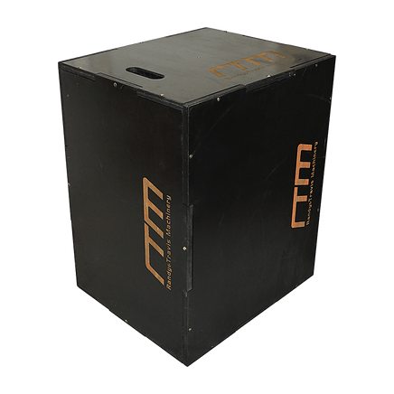 3 IN 1 Black Wood Plyo Games Plyometric Jump Box Sports & Fitness Kings Warehouse