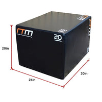 3 IN 1 Foam Plyo Games Plyometric Jump Box Kings Warehouse