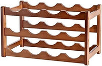 3-layer Bamboo Wine Storage Rack (12 bottles) Kings Warehouse