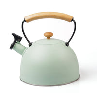 3 Liter Tea Whistling Kettle Stainless Steel Modern Whistling Tea Pot for Stovetop Kings Warehouse