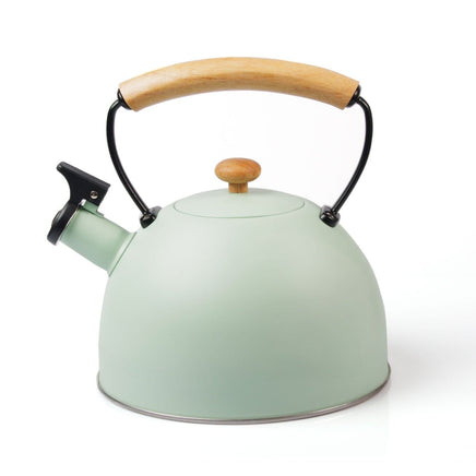 3 Liter Tea Whistling Kettle Stainless Steel Modern Whistling Tea Pot for Stovetop Kings Warehouse