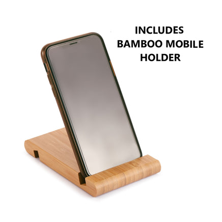 3 Pieces Bamboo Cutting Board with Juice Groove and Mobile Holder included for Home Kitchen Kings Warehouse