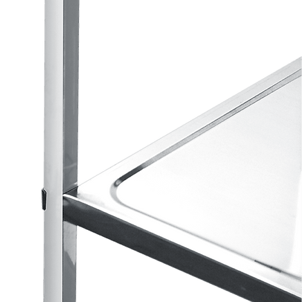 3 Tiers Food Trolley Cart Stainless Steel Utility Kitchen Dining Service Home & Garden KingsWarehouse