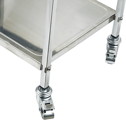 3 Tiers Food Trolley Cart Stainless Steel Utility Kitchen Dining Service Home & Garden KingsWarehouse