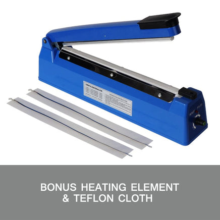 300mm Impulse Heat Sealer Sealing SAA Machine Electric Plastic Poly Bag Kings Warehouse