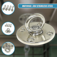 304 Stainless Steel Suspension Hook Wall Ceiling Mount Hanger Anchor Bracket Home & Garden Kings Warehouse