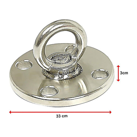 304 Stainless Steel Suspension Hook Wall Ceiling Mount Hanger Anchor Bracket Home & Garden Kings Warehouse