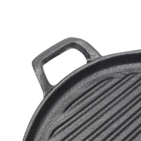 30cm Round Cast Iron Griddle Plate, BBQ Pan Cooking Griddle Grill for StoveF, Oven Kings Warehouse 