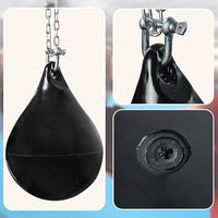 30L Water Punching Bag Aqua with D-Shackle and Chain Sports & Fitness Kings Warehouse