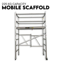 3.0M Aluminium Scaffold Mobile Tower Single Width Platform Height AU Standard Tools Kings Warehouse