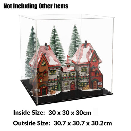 30x30x30CM Acrylic Display Case Dustproof Box Action Figure Model Car Collection Kings Warehouse
