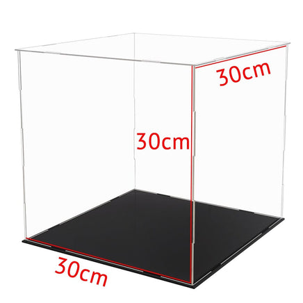 30x30x30CM Acrylic Display Case Dustproof Box Action Figure Model Car Collection Kings Warehouse