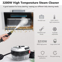 3200W Steam Cleaner High Temperature Kitchen Cleaning Pressure Steaming Mechine Kings Warehouse