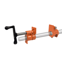 3/4" Wood Gluing Pipe Clamp Set (4 Pack) Heavy Duty PRO Woodworking Cast Iron Tools Kings Warehouse