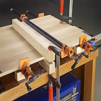 3/4" Wood Gluing Pipe Clamp Set (4 Pack) Heavy Duty PRO Woodworking Cast Iron Tools Kings Warehouse