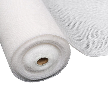 3.66x30m 30% UV Shade Cloth Shadecloth Sail Garden Mesh Roll Outdoor White Aussie Backyard Blitz Kings Warehouse