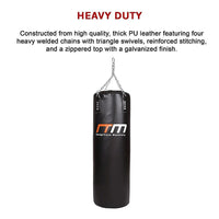37kg Boxing Punching Bag Filled Heavy Duty Sports & Fitness Kings Warehouse