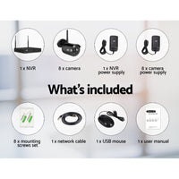 3MP 8CH Wireless Security Camera NVR Video 10% Off Everything Inside Kings Warehouse