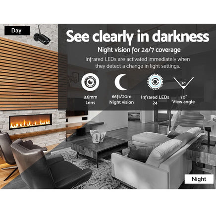 3MP 8CH Wireless Security Camera NVR Video 10% Off Everything Inside Kings Warehouse