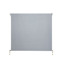 3X2.5M Outdoor Blinds Awning Roll Down Screen Fabric Blinds Outdoor Window Shade Grey Home & Garden Kings Warehouse