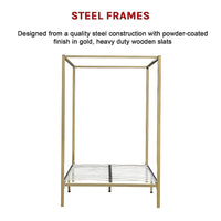 4 Four Poster Double Bed Frame Furniture Kings Warehouse