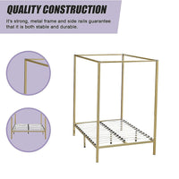 4 Four Poster Double Bed Frame Furniture Kings Warehouse