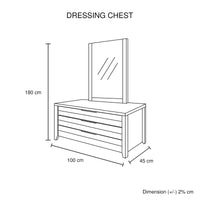 4 Pieces Bedroom Suite Natural Wood Like MDF Structure Double Size Oak Colour Bed, Bedside Table & Dresser Furniture Kings Warehouse