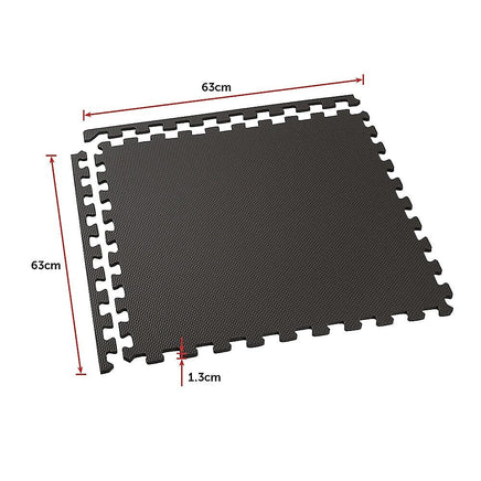 4 Tiles EVA Fitness Home Gym Interlocking Floor Puzzle Mat Sports & Fitness Kings Warehouse