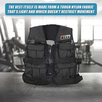 40LBS Weighted Weight Gym Exercise Training Sport Vest Sports & Fitness Kings Warehouse