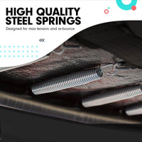 4.5ft Trampoline Round Free Safety Net Spring Pad Cover Mat Outdoor Blue Purple Kings Warehouse