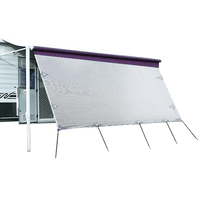 4.6m Caravan Privacy Screen Side Sunscreen Sun Shade for 16' Roll Out Awning Home & Garden Kings Warehouse