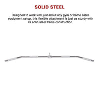 48" Lat Pulldown Bar Cable Attachment Sports & Fitness Kings Warehouse