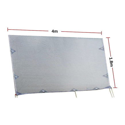 4m Caravan Privacy Screen Side Sunscreen Sun Shade for 14' Roll Out Awning Home & Garden Kings Warehouse