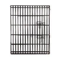 4Paws 8 Panel Playpen Puppy Exercise Fence Cage Enclosure Pets Black All Sizes - 24" - Black Afterpay Day: Pet Paradise Kings Warehouse
