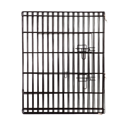 4Paws 8 Panel Playpen Puppy Exercise Fence Cage Enclosure Pets Black All Sizes - 24" - Black Afterpay Day: Pet Paradise Kings Warehouse