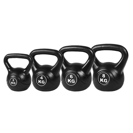 4pcs Exercise Kettle Bell Weight Set 20KG Sports & Fitness Kings Warehouse