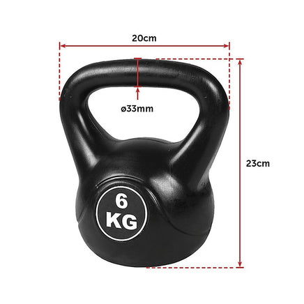 4pcs Exercise Kettle Bell Weight Set 20KG Sports & Fitness Kings Warehouse