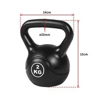 4pcs Exercise Kettle Bell Weight Set 20KG Sports & Fitness Kings Warehouse