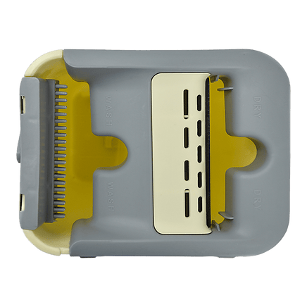 4x Microfiber Pads Flat Mop Bucket Kit 360 Rotating Self Wash Cleaning Commercial Kings Warehouse