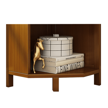 5-Shelf Corner Bookcase Industrial Bookshelf Display Storage Stand Furniture Kings Warehouse