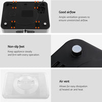 5 Trays Food Dehydrator Stainless Steel Tray Appliances Kings Warehouse