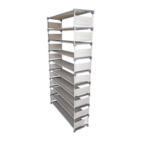 50 Pairs 10 Tiers Shoe Rack Furniture Kings Warehouse