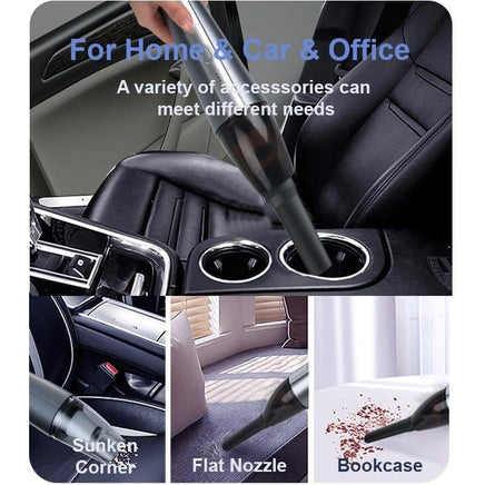 5000Pa Handheld Cordless Car Vacuum Cleaner Powerful Suction Portable Mini Home Wet Dry Auto Accessories Kings Warehouse