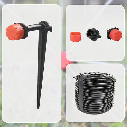 50M Hose Garden Irrigation System Plant Watering DIY Micro Drip Kits Tools Kings Warehouse