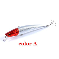 5x Popper Minnow 13cm Fishing Lure Lures Surface Tackle Fresh Saltwater Kings Warehouse